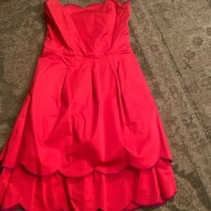 Ted baker strapless dress